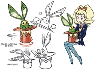 Mega Man Star Force 3 concept art