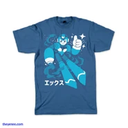 Mega Buster t-shirt.png (201 KB) Mega Buster t-shirt art by 1000 Dead Draculas.
