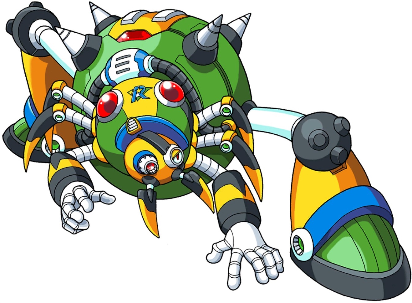 mega man x spider boss