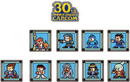 Capcom 30th Anniversary pins (heroes)