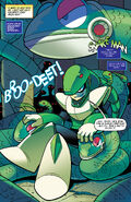 Snakeys in the Mega Man comic from Archie Comics.