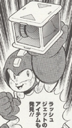 Rush Jet item in the Rockman 7 manga.