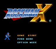 Rockman X Title Screen.png (6 KB) Japanese title screen.