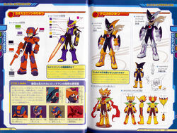 Rockman.EXE no Himitsu - Official Settei Illustration Guide