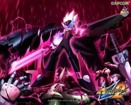 Generic Shooting Star Rockman 2 logo used in 2008 wallpaper.