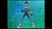 Mega Man after Wave Changing in the anime.
