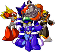 Mega Man 2: The Power Fighters playable characters