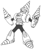 Drill Man in Mega Man Megamix.