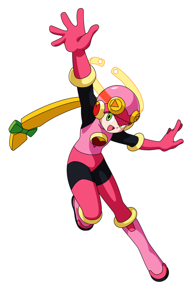 Megaman NT Warriors anime .- Rockman and Roll dressed like