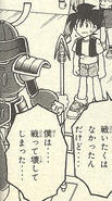 Yamato Man's cameo in the manga Rockman & Forte.