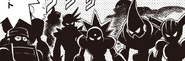Blast Man's silhouette in the Rockman 11 manga