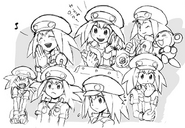 Concept art of Roll from Mega Man Legends 3.