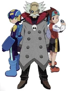 Rockman EXE Beast+ illustration.