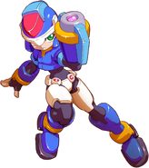 艾兒變身的洛克人Model X