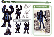 Concept art of LaserMan.