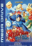 PAL cover art for Mega Man: The Wily Wars.