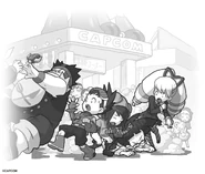 Bud in "Street Fighter 200" Capcom's artwork.