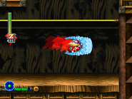 F-Splasher angled downwards.