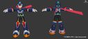 X's alternate Command Mission costume's 3D model from Rockman X DiVE (Work in Progress).