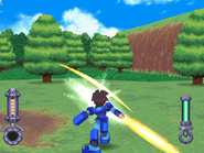 Fully upgraded Blade Arm in Mega Man Legends.