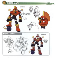 Concept art of BombMan.