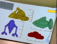 Mole in Dr. Light's Plans in the Cartoon show.