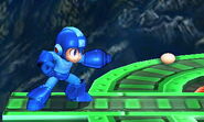 Mega Man using the Mega Buster in Super Smash Bros. for Nintendo 3DS / Wii U.