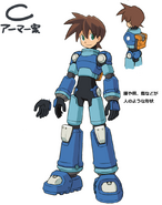 Concept art from Mega Man Legends 3 (Armored design).