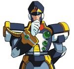 Bust shot of Signas from Mega Man X7.