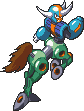 Centaur Man's CD database sprite from Mega Man & Bass.