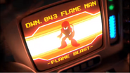 Flame Man's silhouette in the Super Smash Bros. for Nintendo 3DS / Wii U trailer.