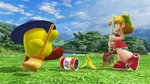 Smash Roll.png (1.87 MB) Roll's trophy with Broom Hatter in Super Smash Bros. for Wii U