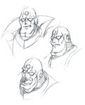 Sketches of Sigma for Mega Man X.