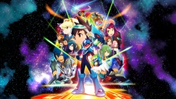 Mega Man Star Force Legacy Collection promo art.