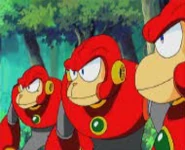 Returning Monkings in Super Adventure Rockman.