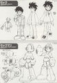 Concept art of Mega Man from Mega Man Megamix