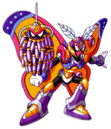 Alternate artwork of Morph Moth displaying both of his forms.