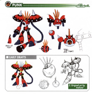 Concept art of PunkMan.EXE.