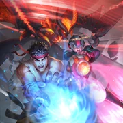 TEPPEN DTL 020 art.png (3.86 MB) Ryu in the TEPPEN card Heights of Heroism.