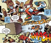 Stone Man in Worlds Collide.