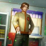 Yuichiro Hikari with HeroSwrd in TEPPEN.