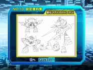 Beast Form Zoano SparkMan design sheet.