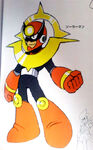 Concept art for Solar Man.