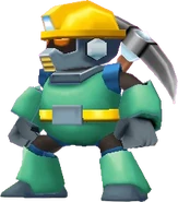 Dig Labour's render from Mega Man Maverick Hunter X.