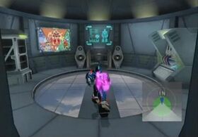 X entering the Sky Room