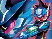 Mega Buster in Mega Man Star Force 3.