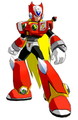 Zero's in-game model in Mega Man X: Command Mission.