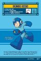 Mega Man's profile from the Mega Man: Robot Master Field Guide