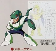 MM3 Snake Man submission.png (75 KB) Snake Man's boss character contest submission.