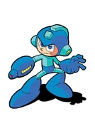 Concept artwork of Mega Man.